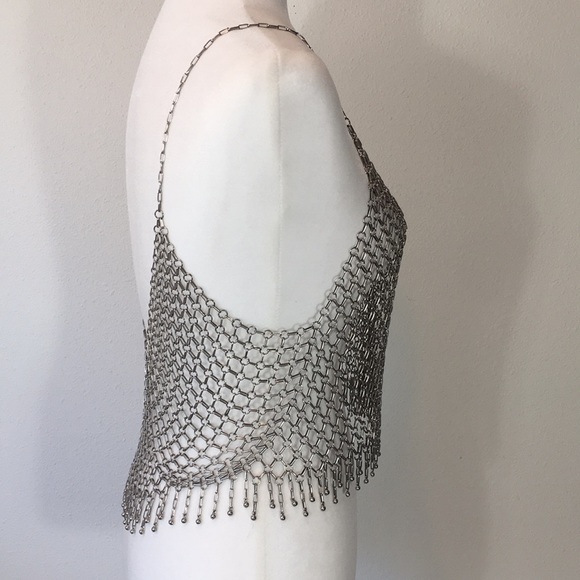 Spectacularly Sexy Stainless Steele Woven Top! - Picture 8 of 8